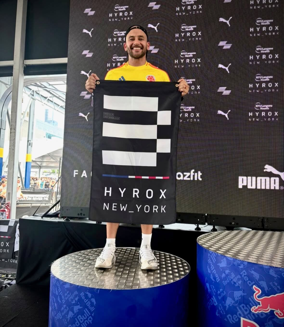 Coach Sebastian at HYROX NYC 2026 Men's